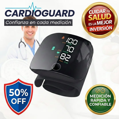 CardioGuard Tensiómetro de pulso digital Aprobado por profesionales