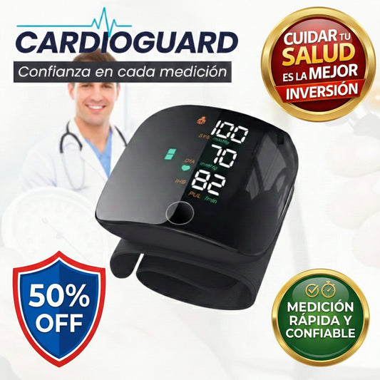 CardioGuard Tensiómetro de pulso digital Aprobado por profesionales